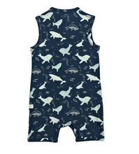 Load image into Gallery viewer, Short Romper - Whales
